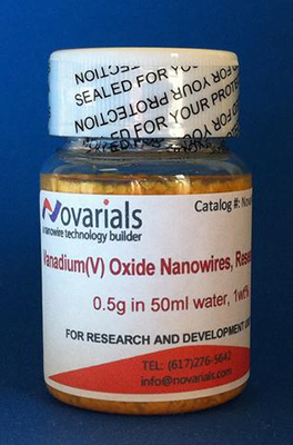 進口氧化釩納米線Vanadium Oxide Nanowires